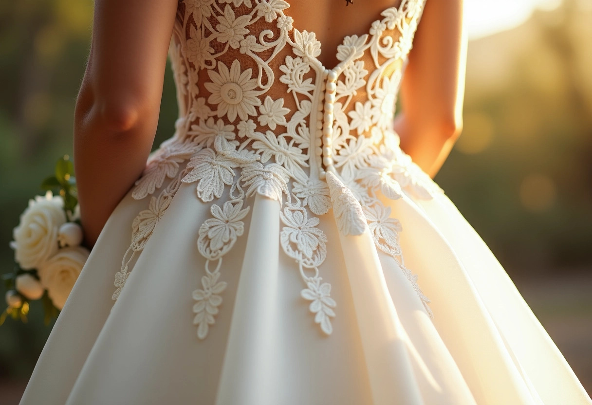 robe de mariée blanche dentelle