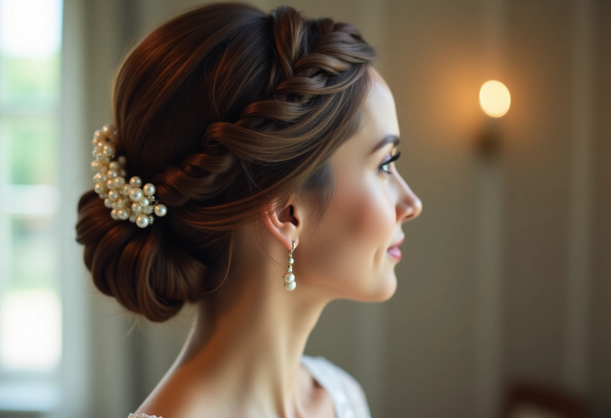 chignon mariage